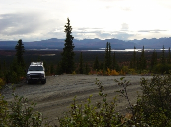 down for the night on the Denali Highway... perfect.