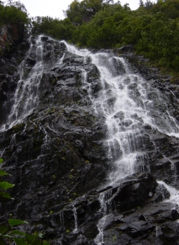 falls in Keystone Canyon between Thompson Pass and Valdez