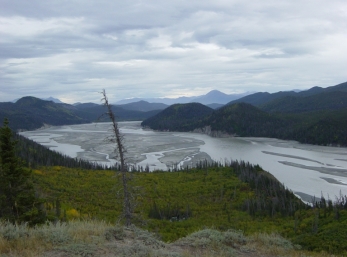 Copper River from an overlook on the McCarthy Road